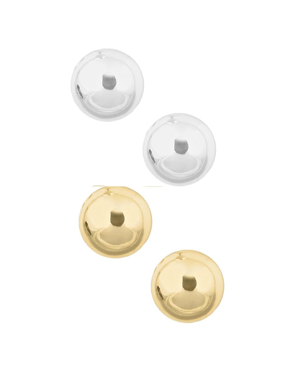 Aretes con acabado brillante