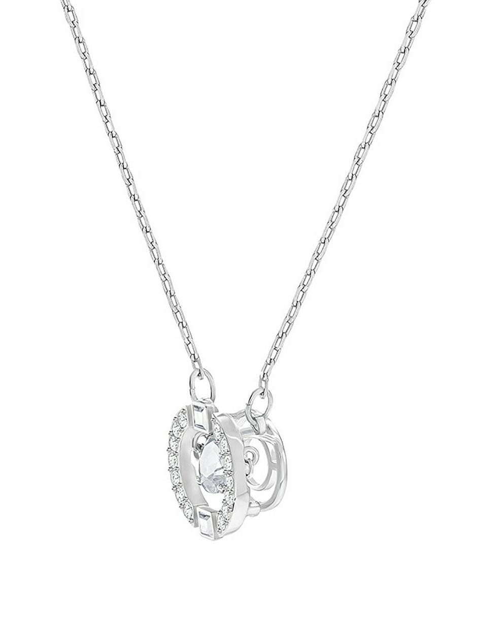 COLLAR SWAROVSKI SPARKLI, LARGO, PLATA