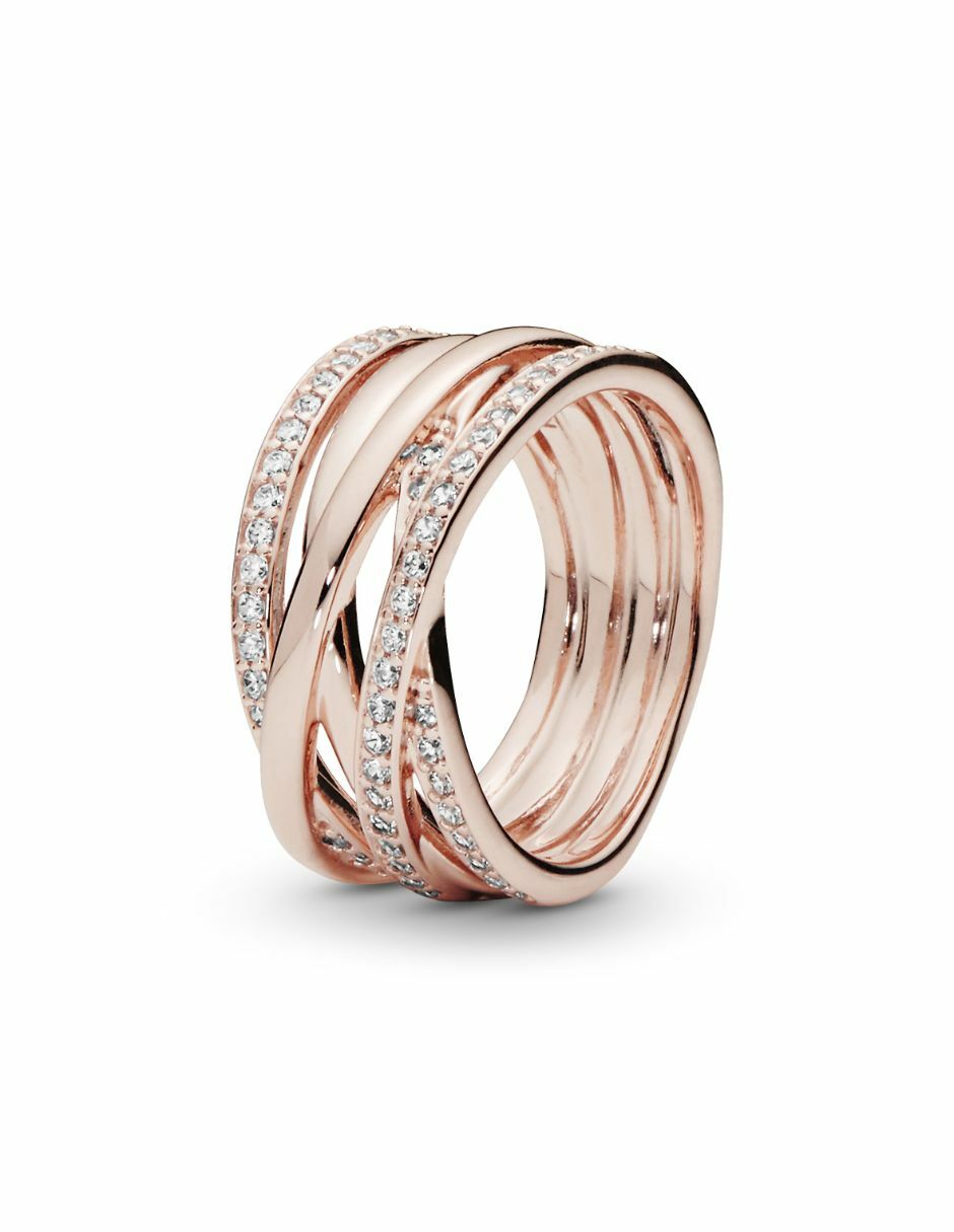 Anillo P 925 de plata circonita pavé 2