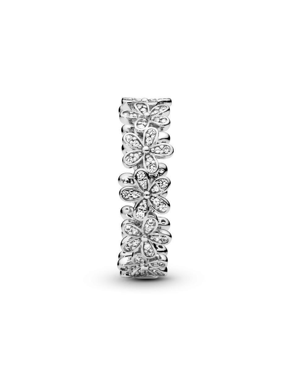 Anillo de flor Moments P 925 de plata zirconia cúbica pavé