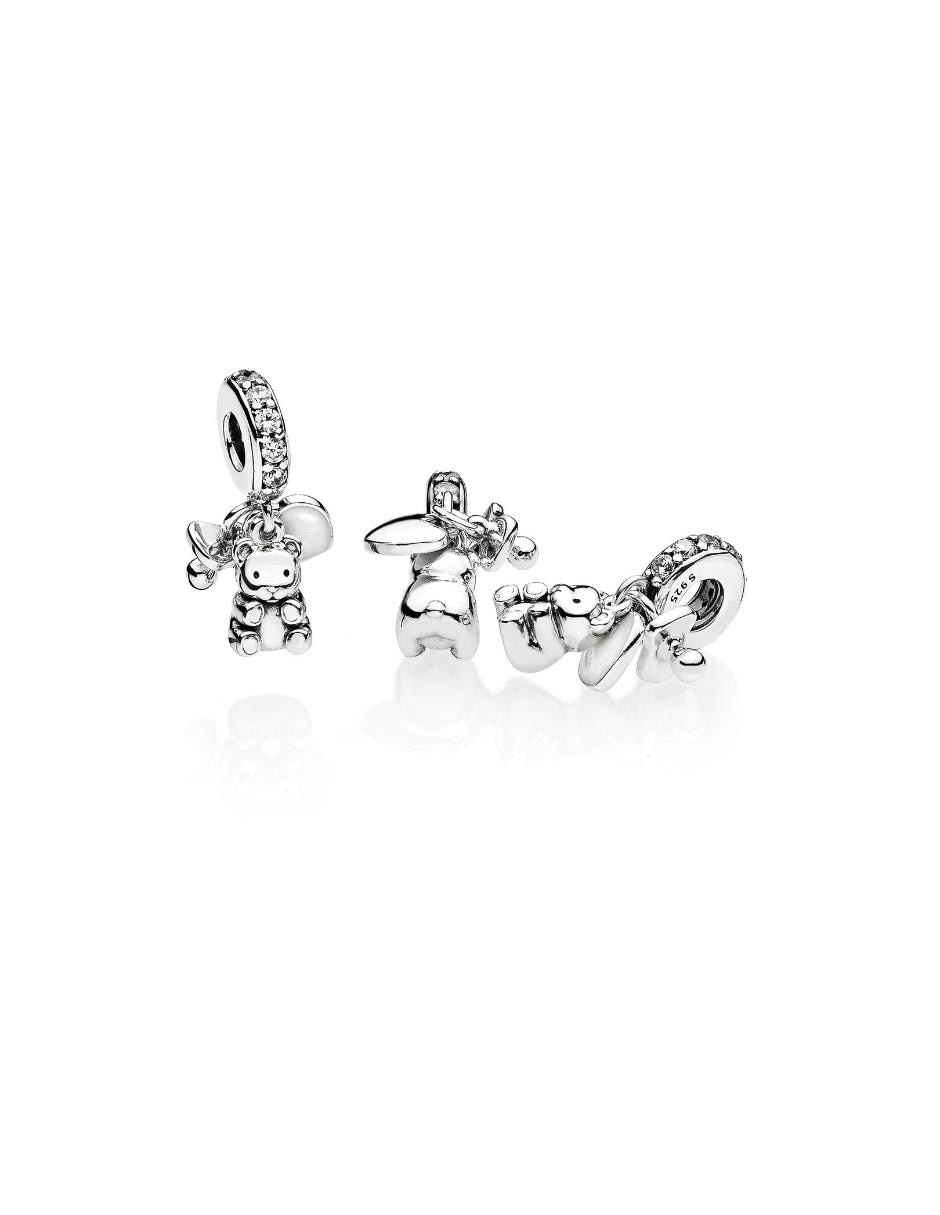 Charm de oso de plata P 925 zirconia cúbica 2