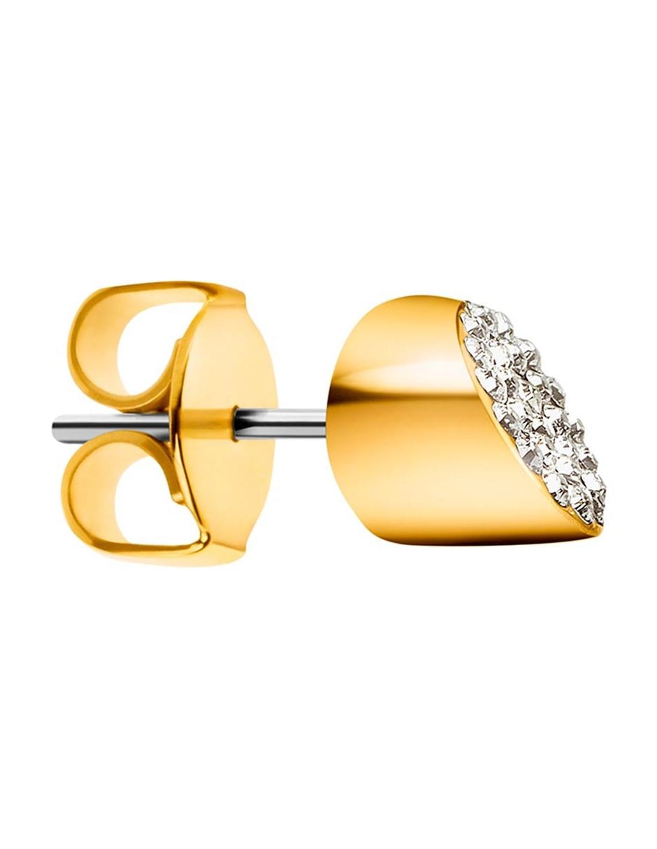 Aretes con acabado brillante cristal 4
