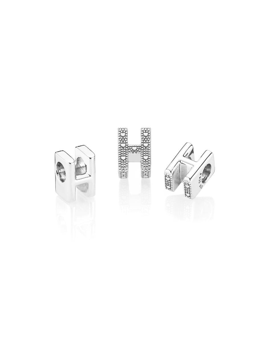 Charm de letras de plata P 925 2