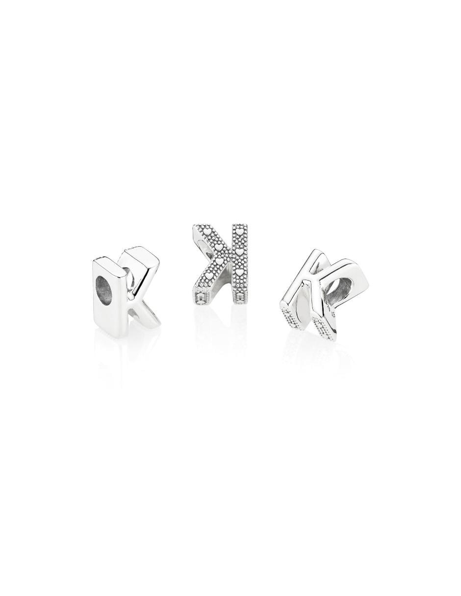 Charm de letras de plata P 925 2