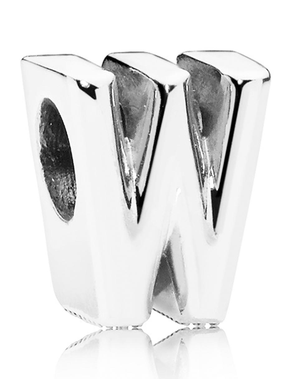 Charm de letras de plata P 925