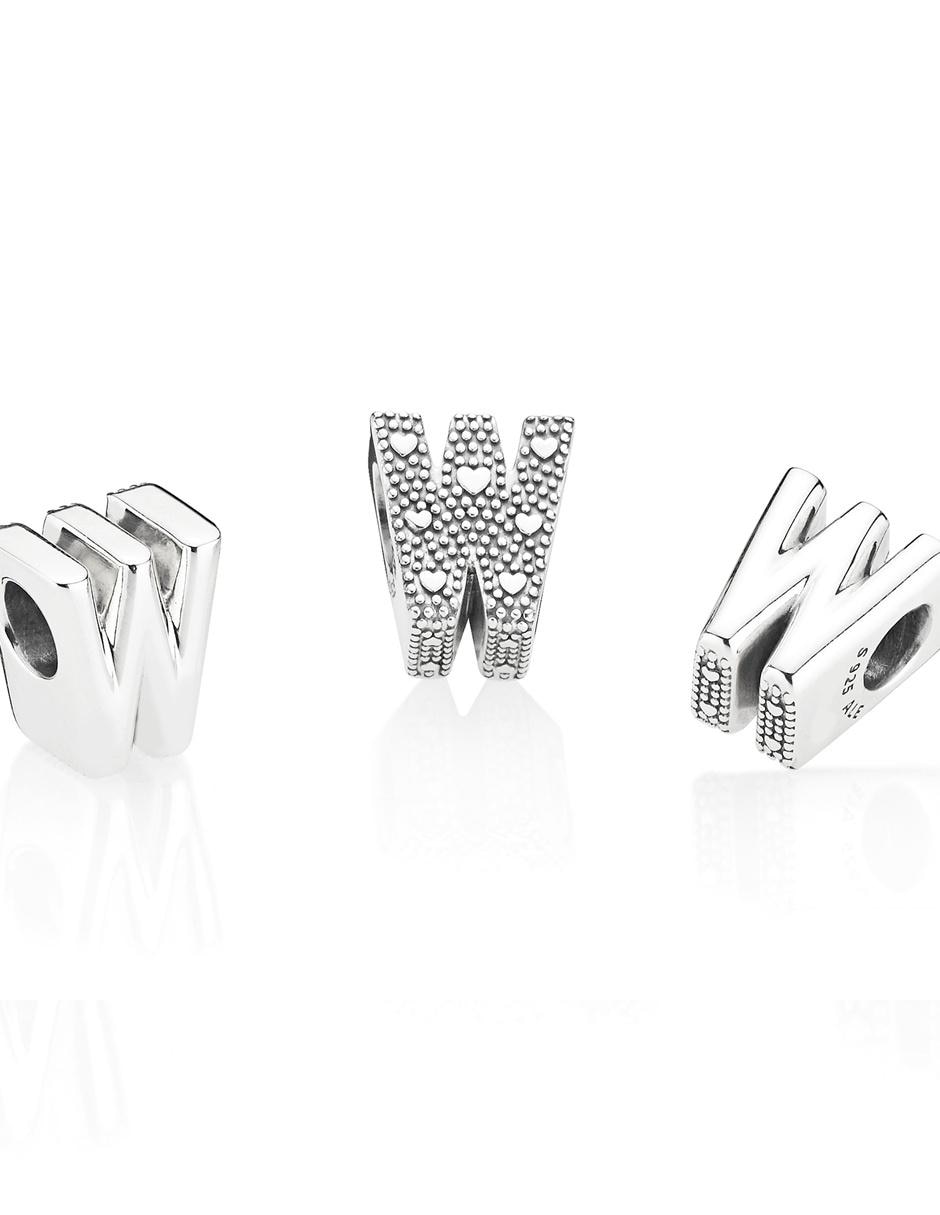 Charm de letras de plata P 925 2