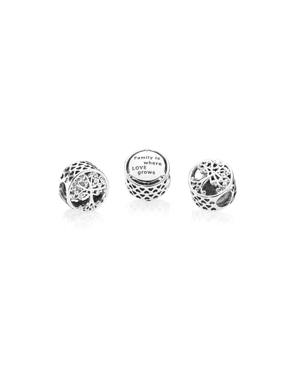 Charm de árbol de la vida de plata 4