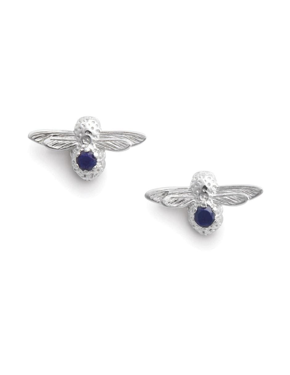 Aretes con acabado brillante cristal