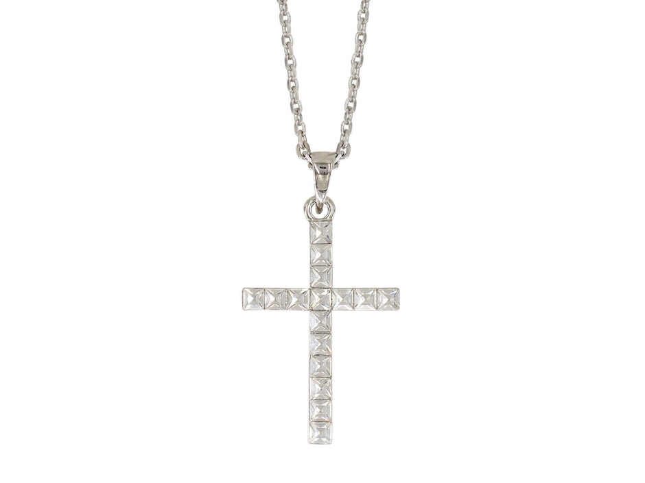 Dije de cruz cristal 2