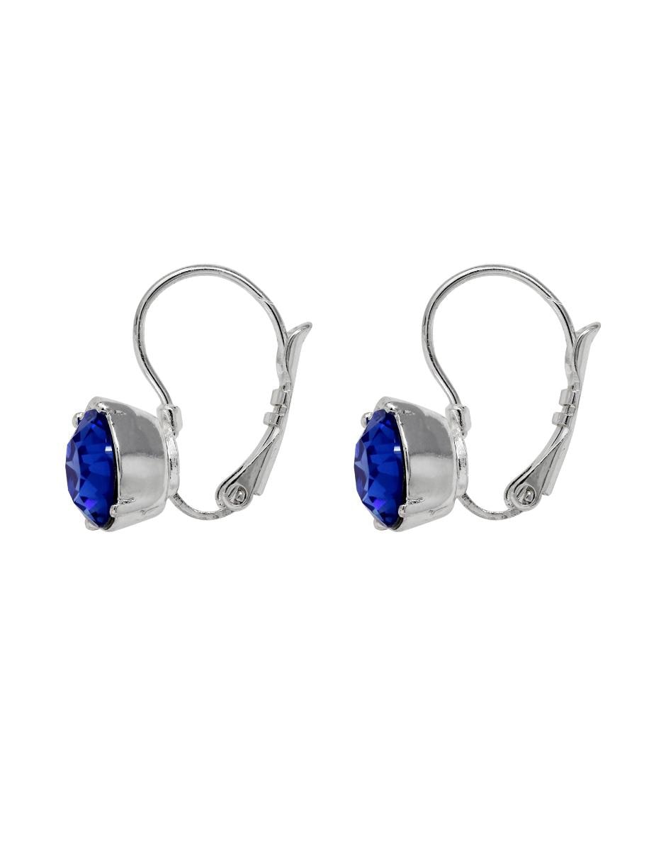 Aretes con acabado brillante cristal 2