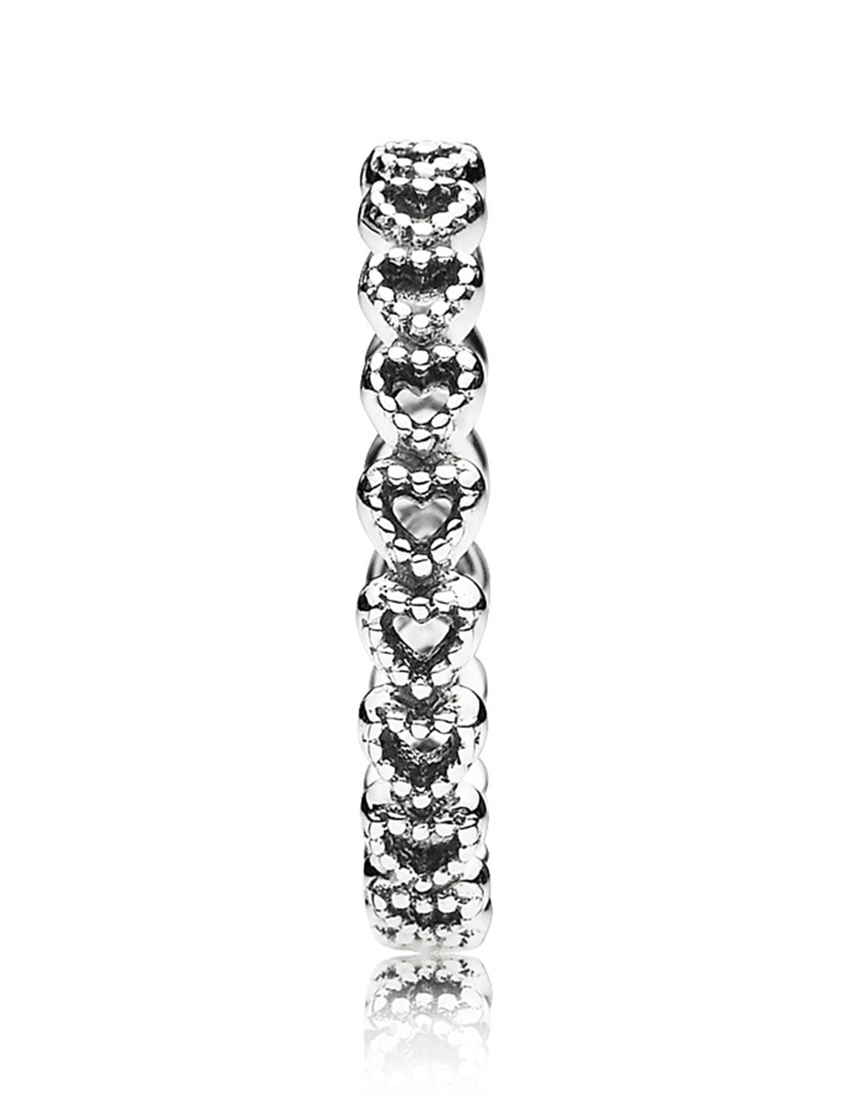 Anillo de corazón P 925 de plata pulido 2