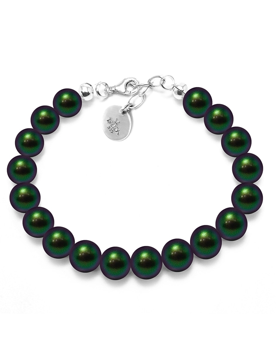 Pulsera de plata con perla