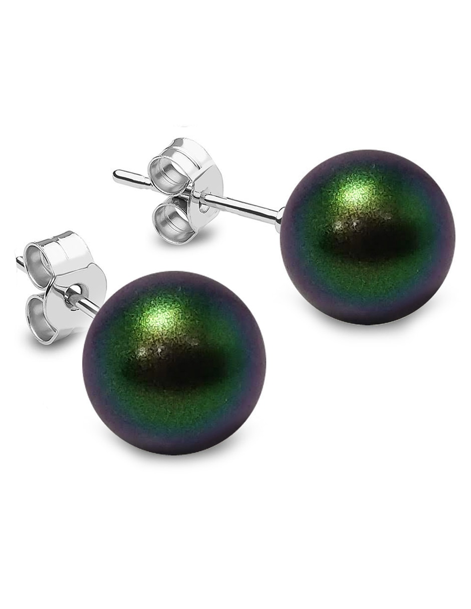 Set de aretes y collar perla 4