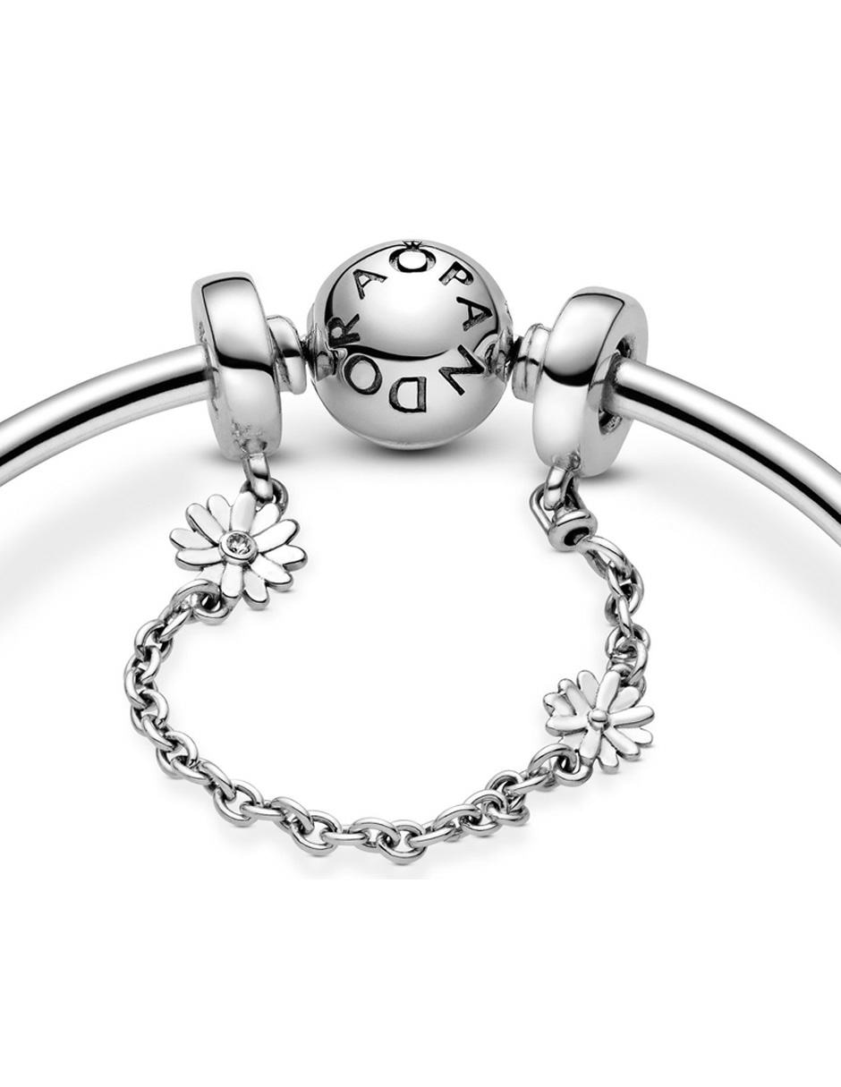 Charm de flor de plata P 925 zirconia cúbica 4