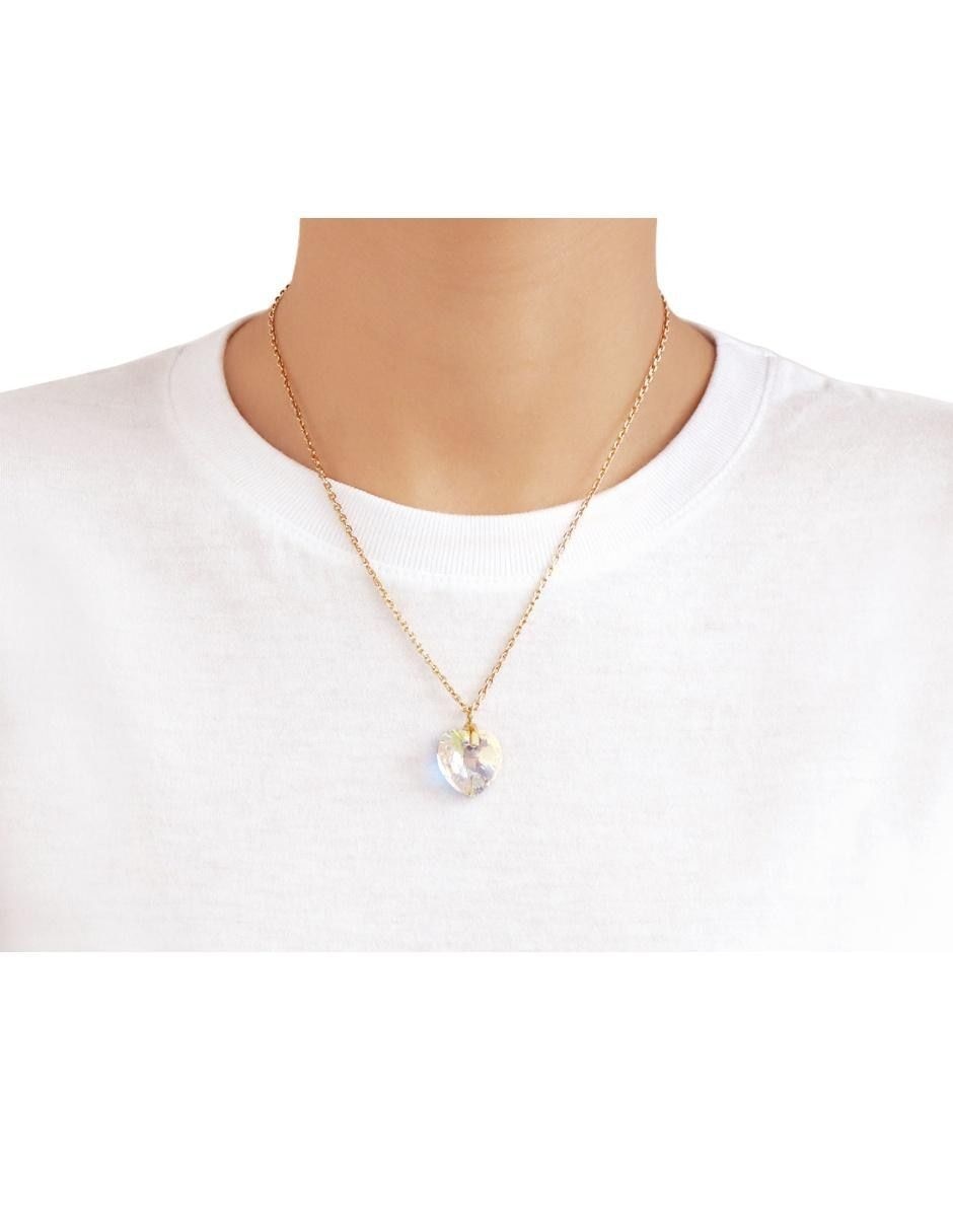 Dije de corazón cristal 2