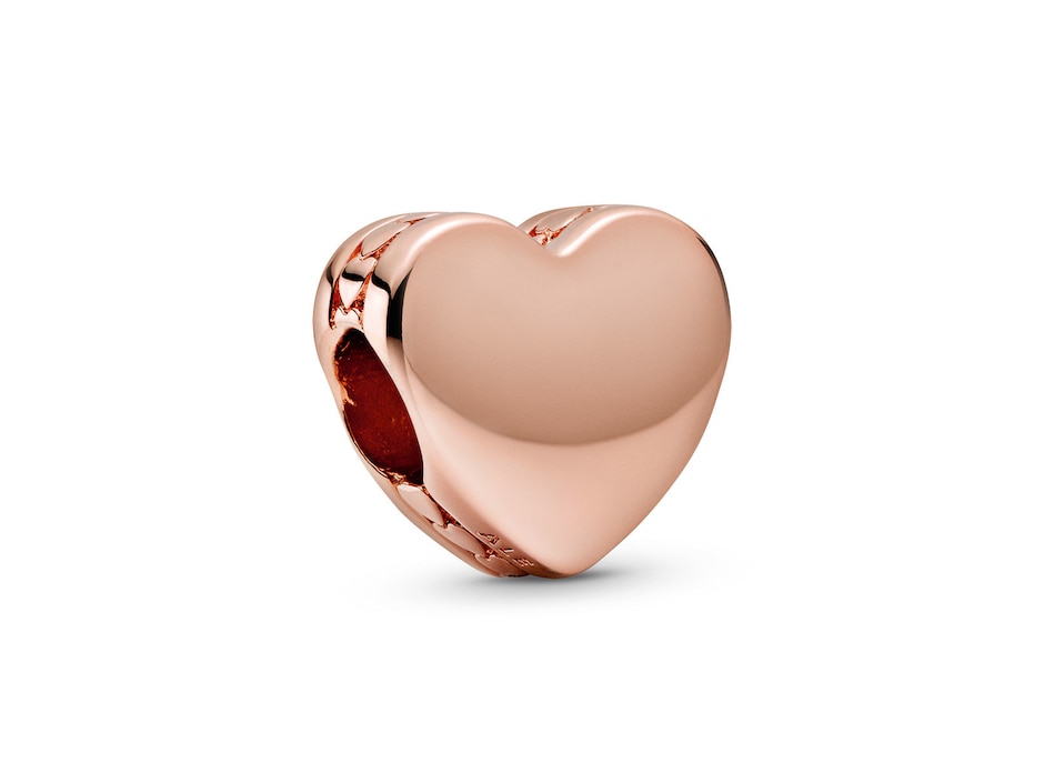 Charm de corazón de plata