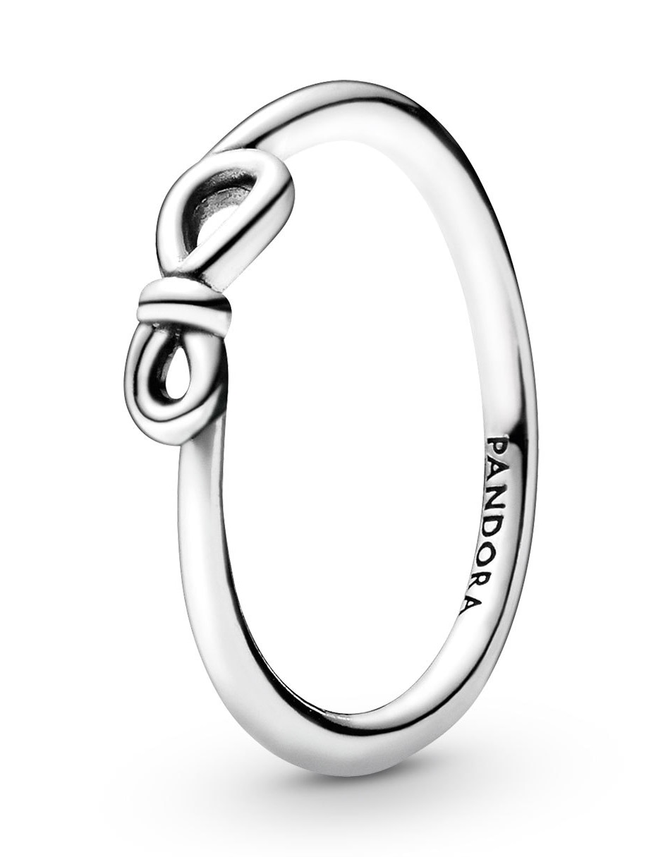 Anillo de nudo P 925 de plata pulido