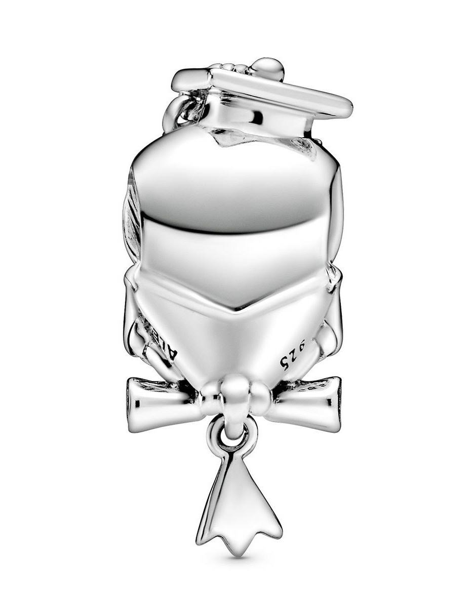 Charm de búho de plata P 925 cristal 2