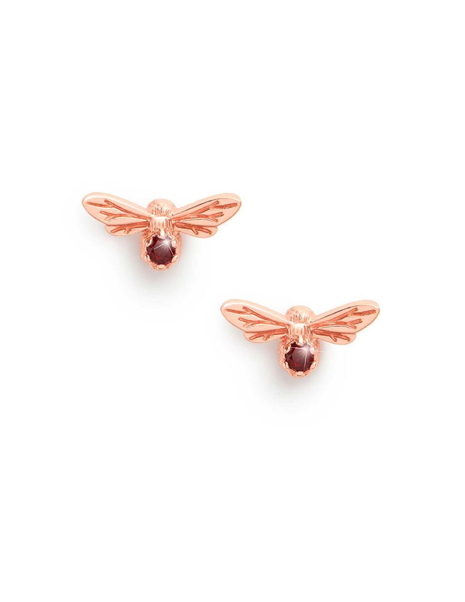 Aretes de plata con acabado pavé 3