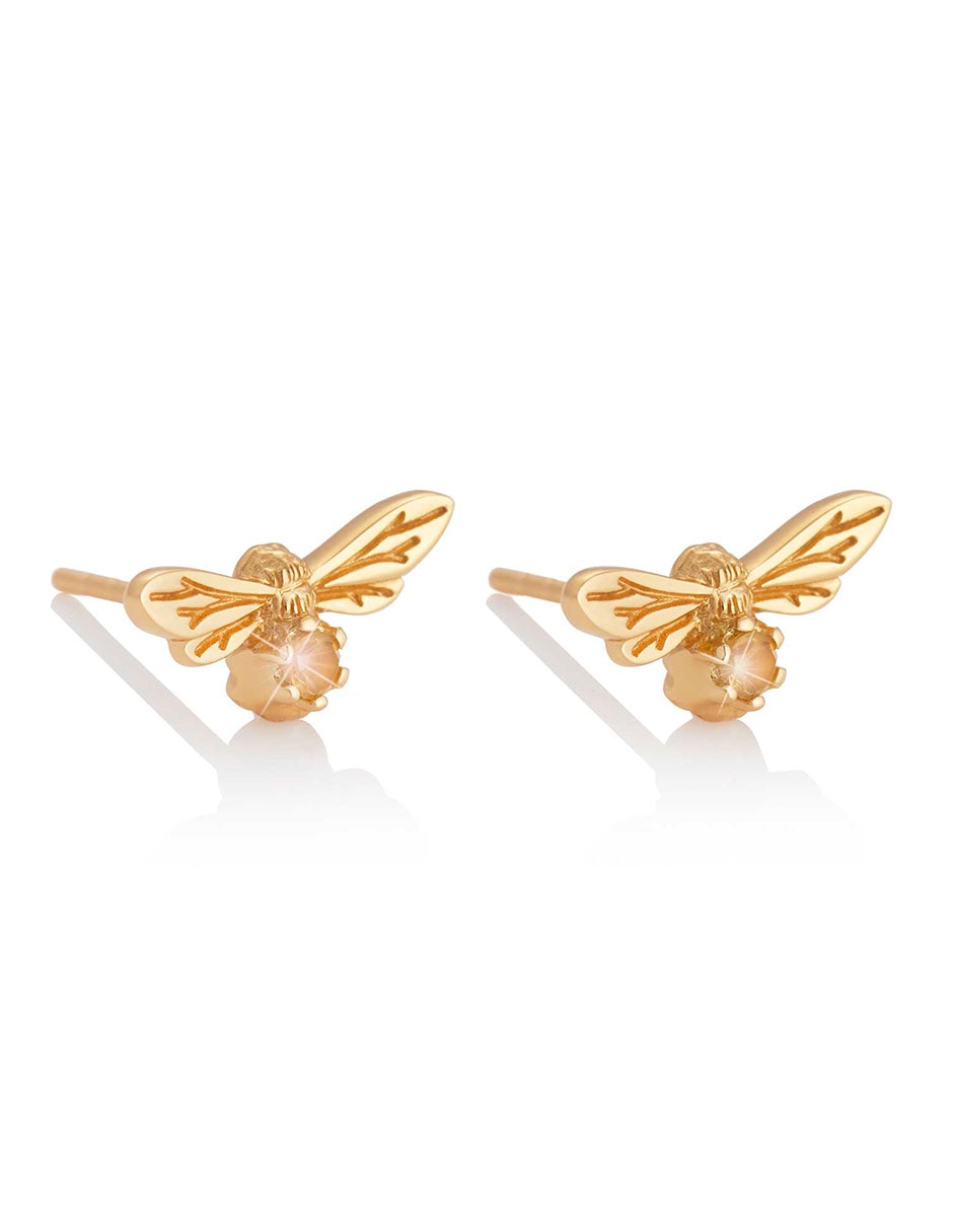 Aretes con acabado pavé cristal
