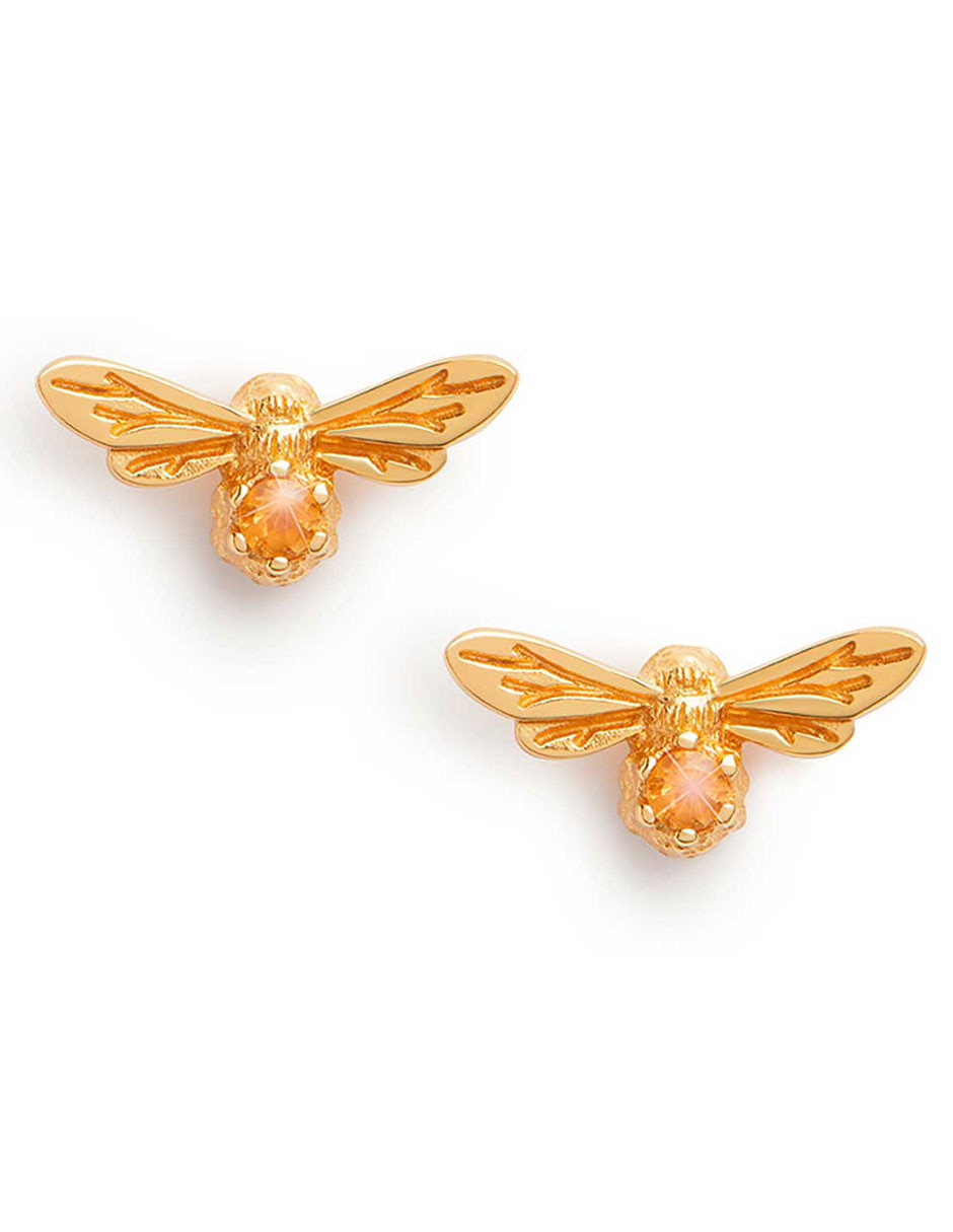 Aretes con acabado pavé cristal 4