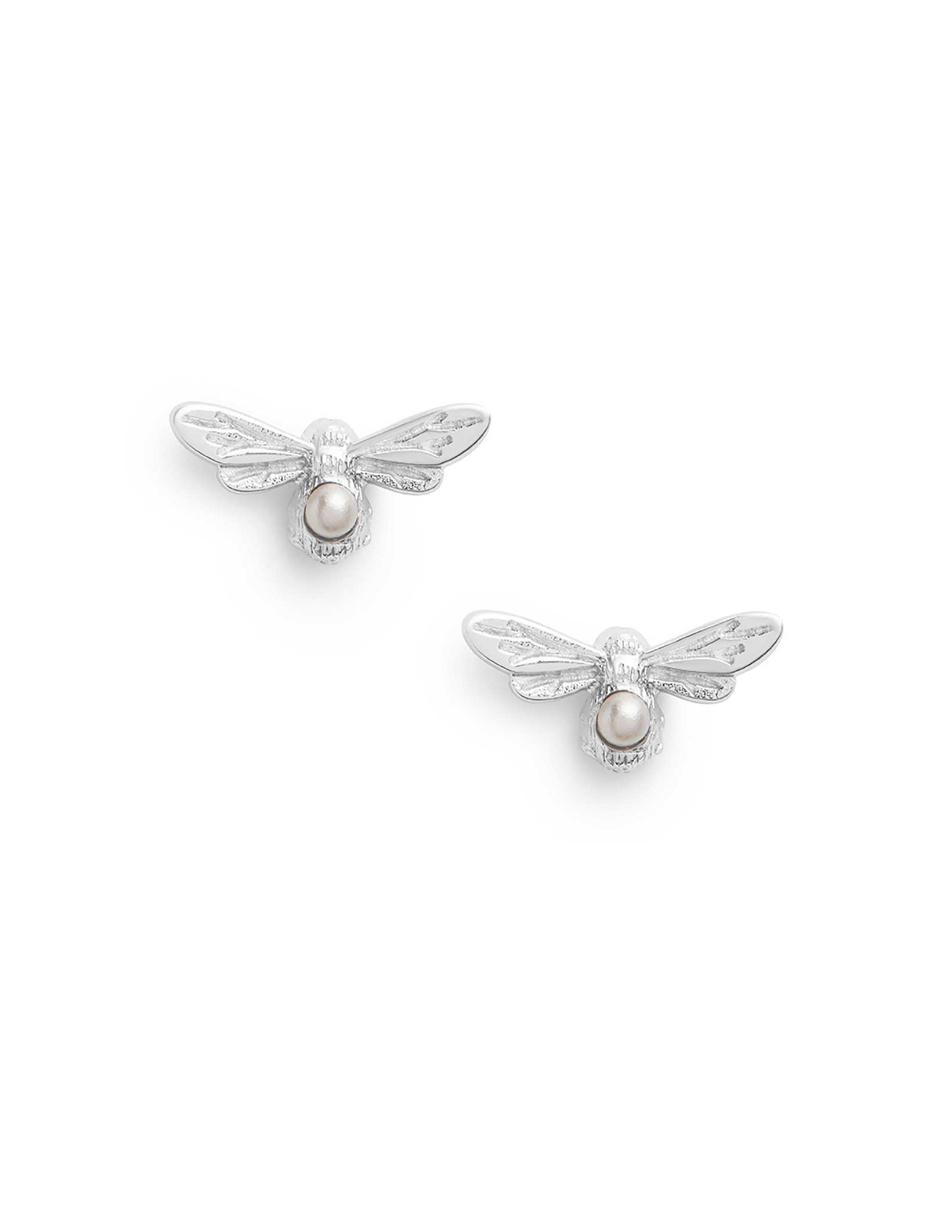 Aretes de plata con acabado brillante 3