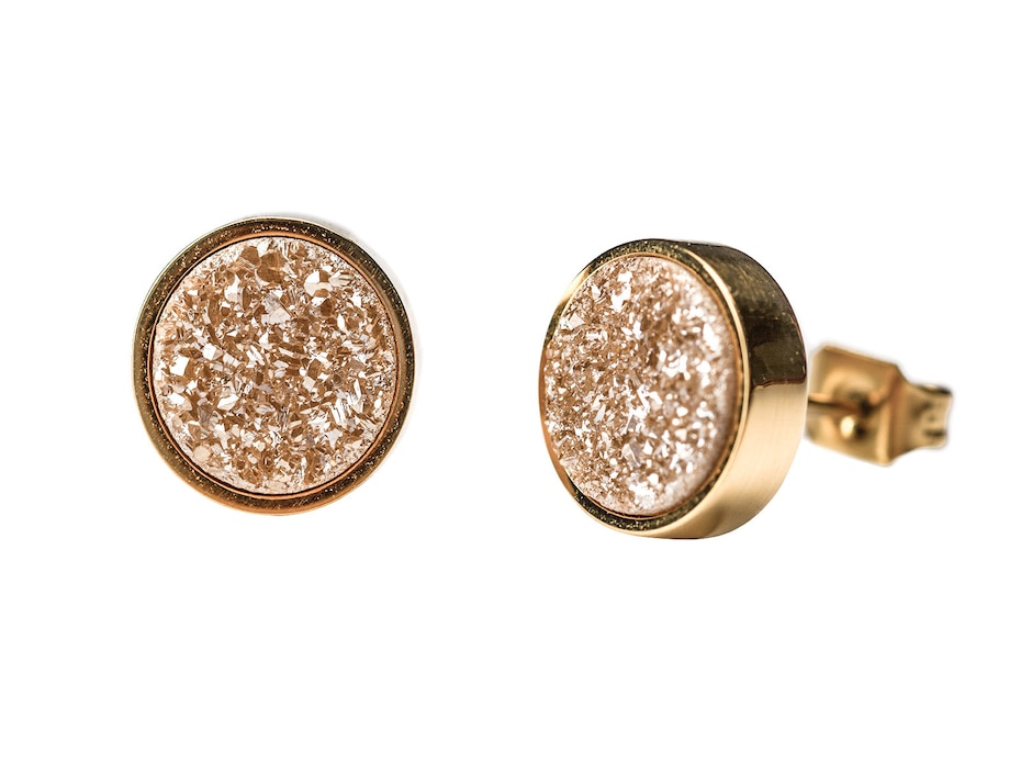 Broqueles con acabado brillante