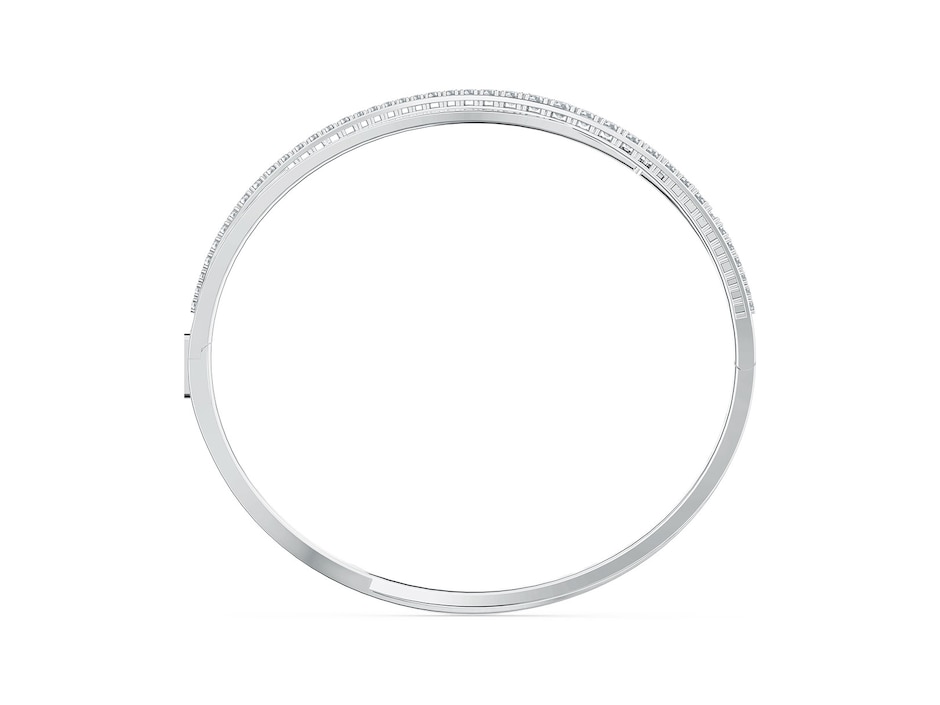 Brazalete de cristal con acabado pavé 3