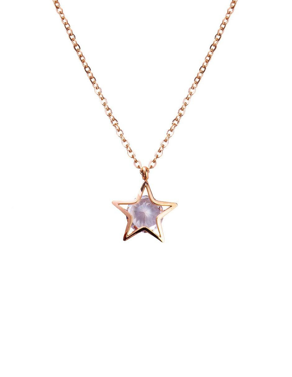 Collar de oro rosa 2