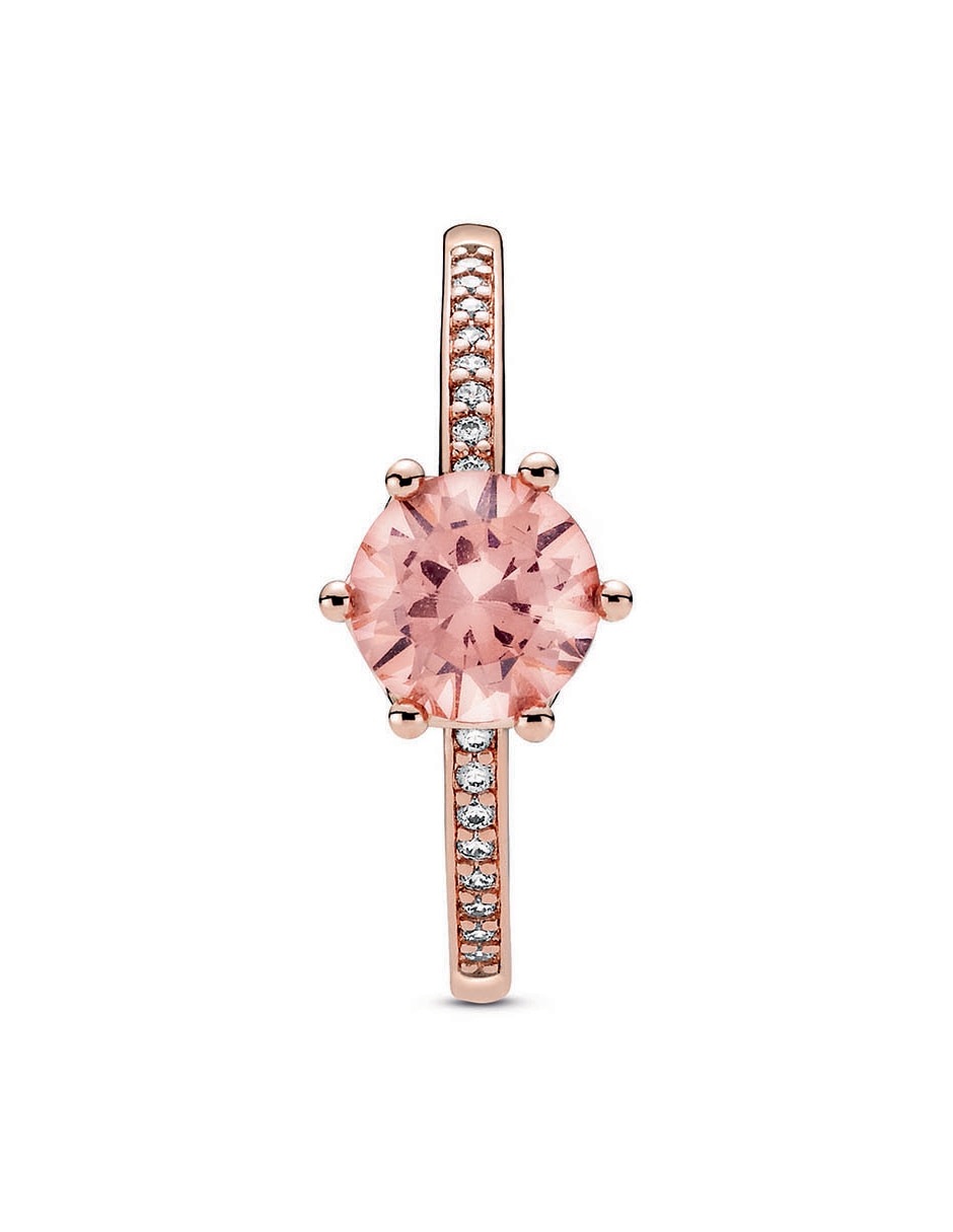 Anillo P 925 de plata amatista pavé 4