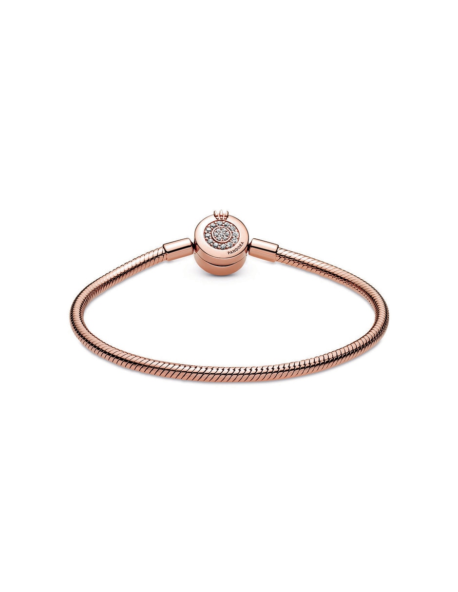 Brazalete de plata con acabado brillante 2