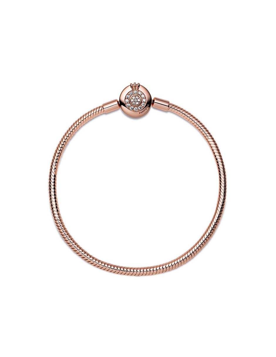 Brazalete de plata con acabado brillante 4
