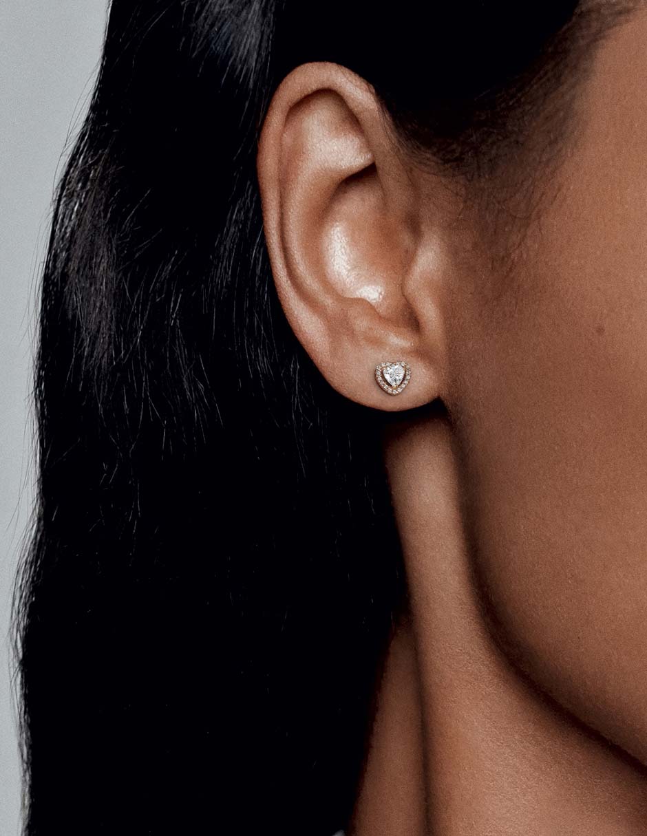 Aretes con acabado pavé zirconia cúbica 2
