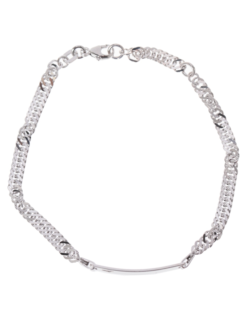 Pulsera de plata con acabado pulido Pulsera de plata con acabado pulido