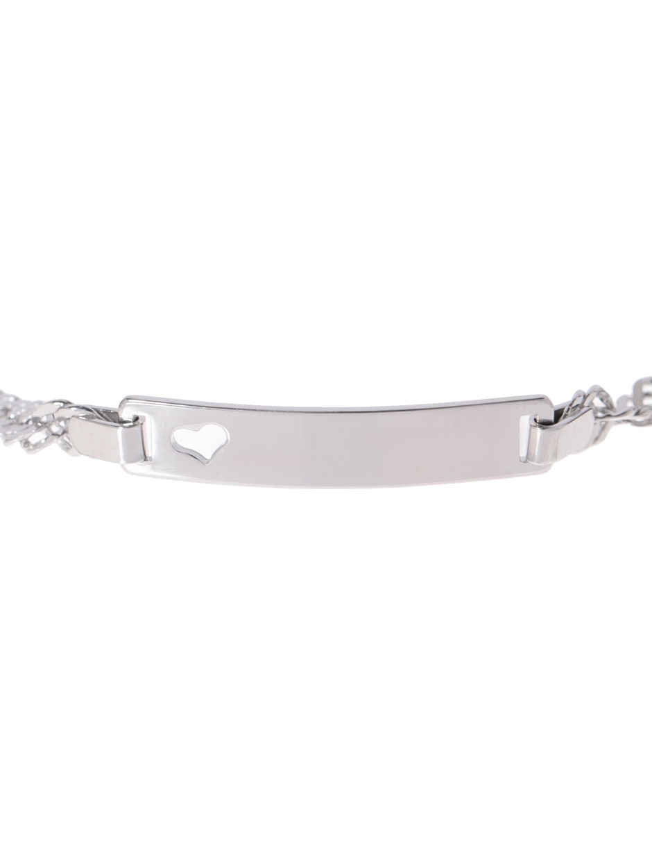 Pulsera de plata con acabado pulido 2
