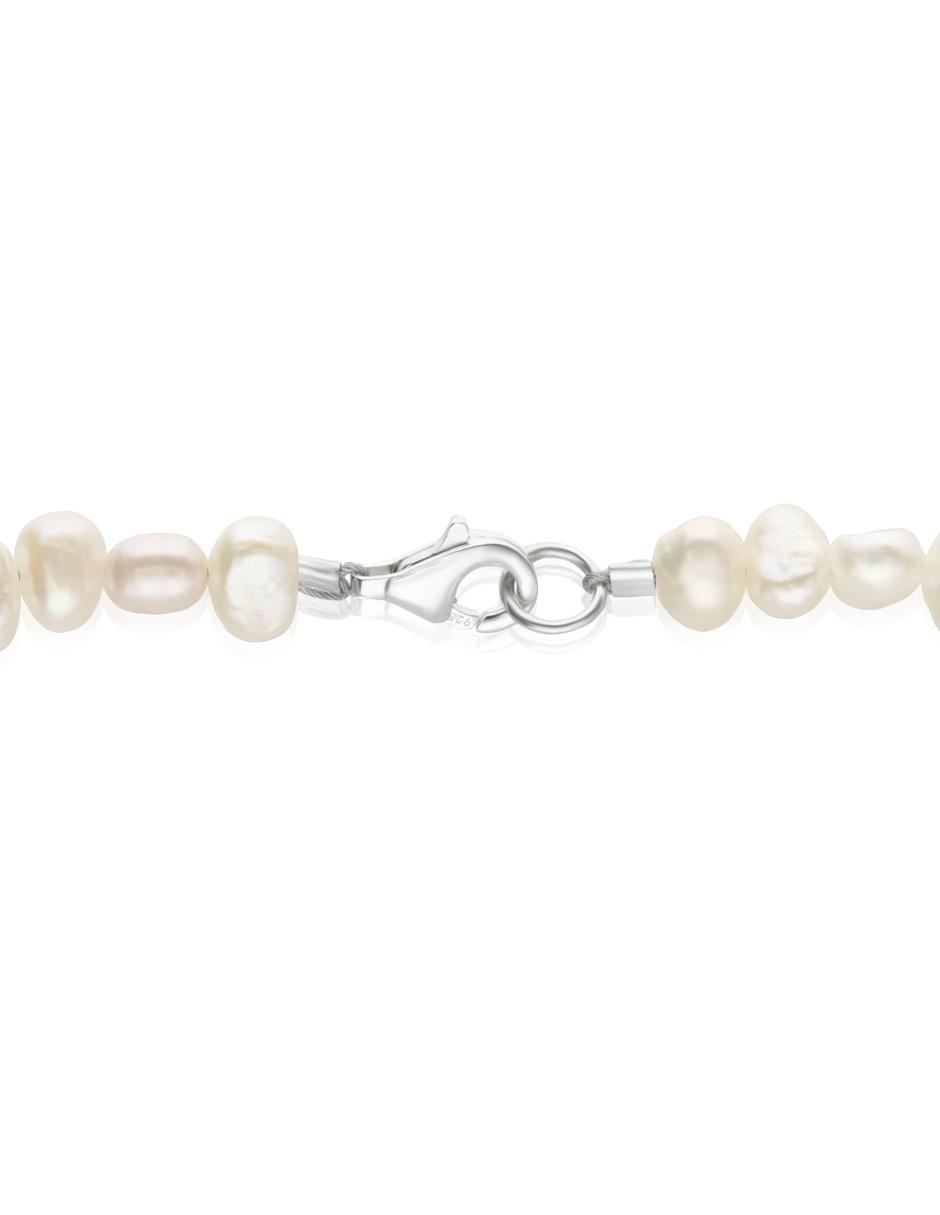 Pulsera de plata con perla 3
