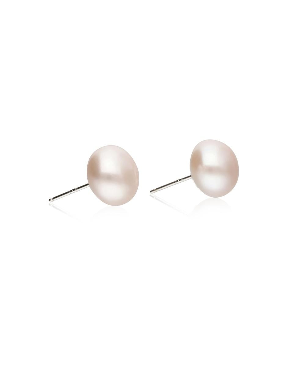 Aretes de plata con acabado plateado 2