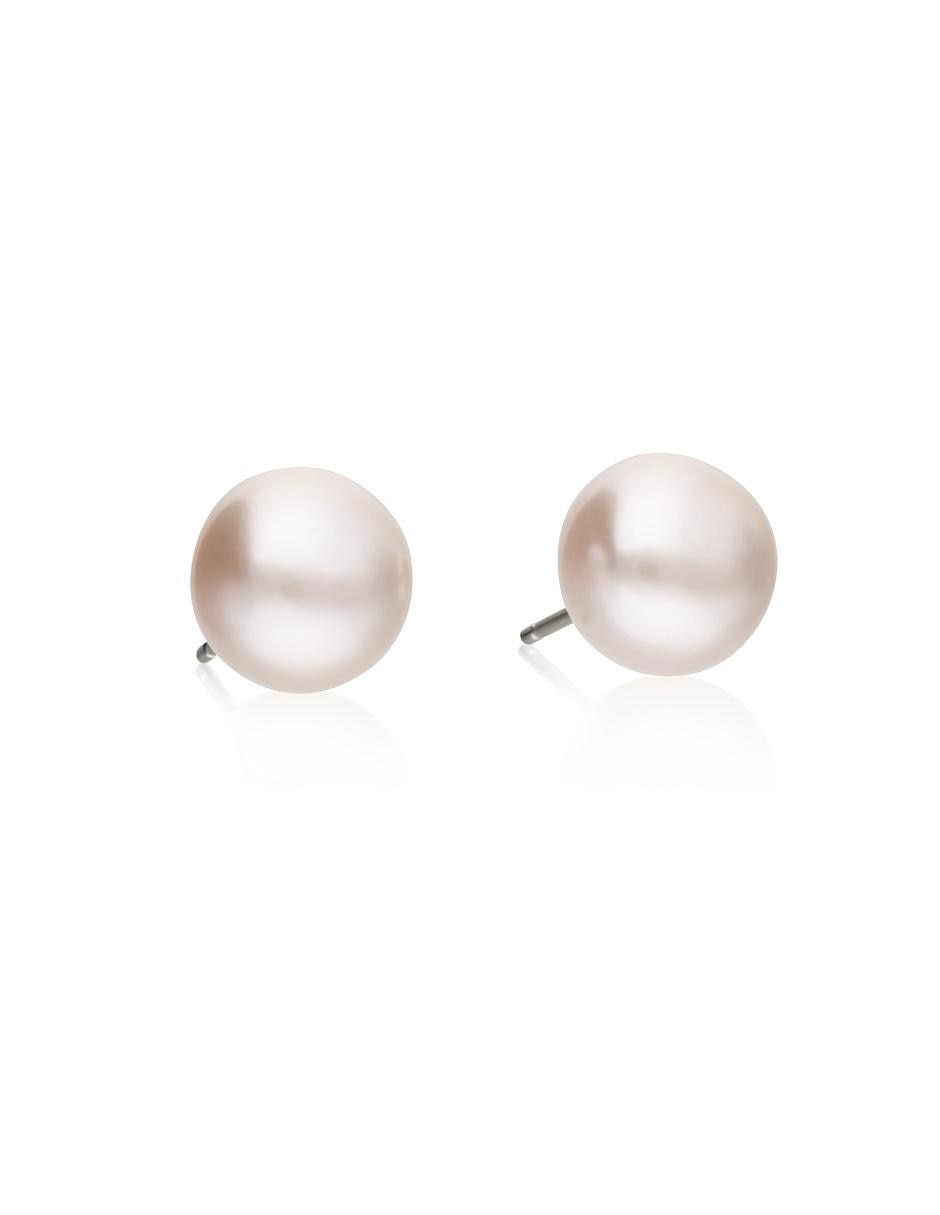 Aretes de plata con acabado plateado