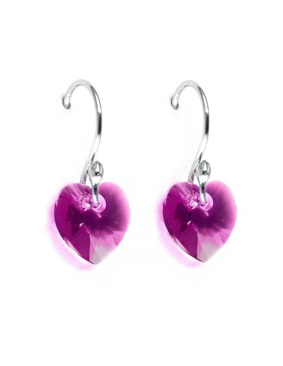Set aretes y collar de plata P 925 cristal 4