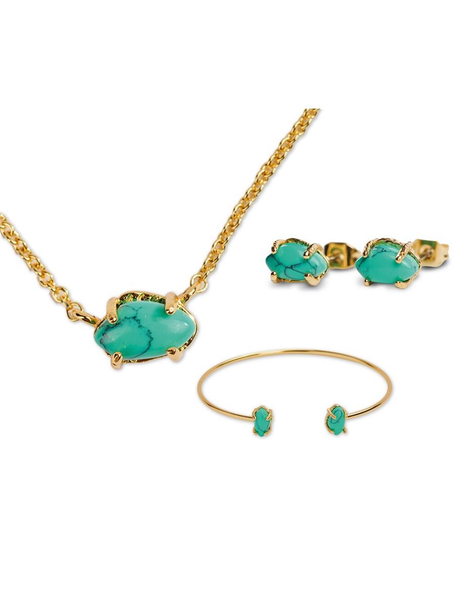 Aretes y collar Aretes y collar
