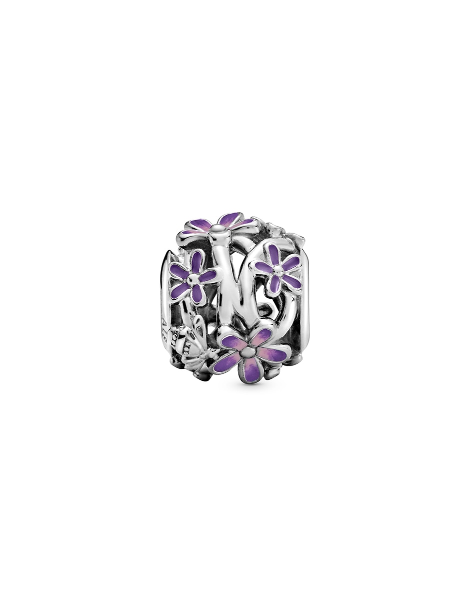 Charm de flor de plata P 925 2