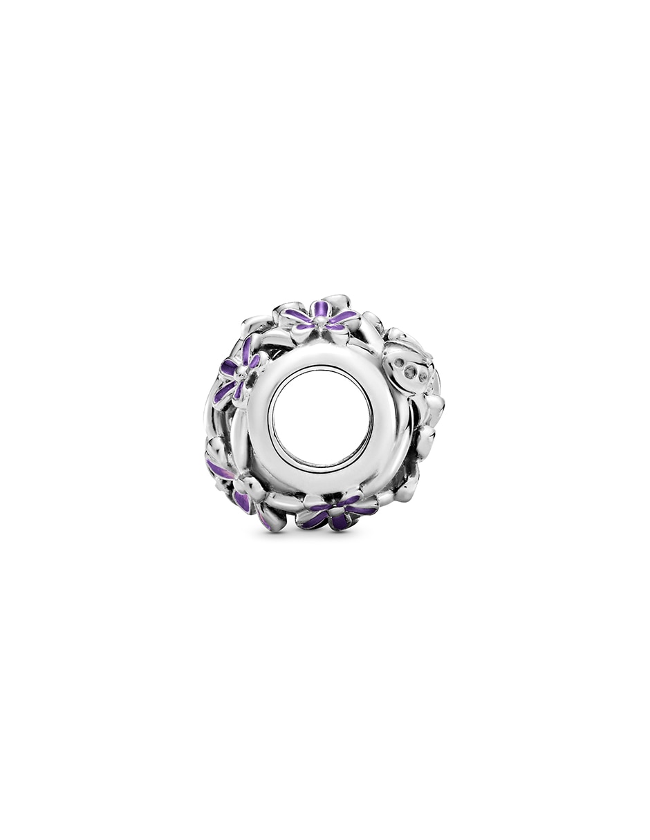 Charm de flor de plata P 925 3
