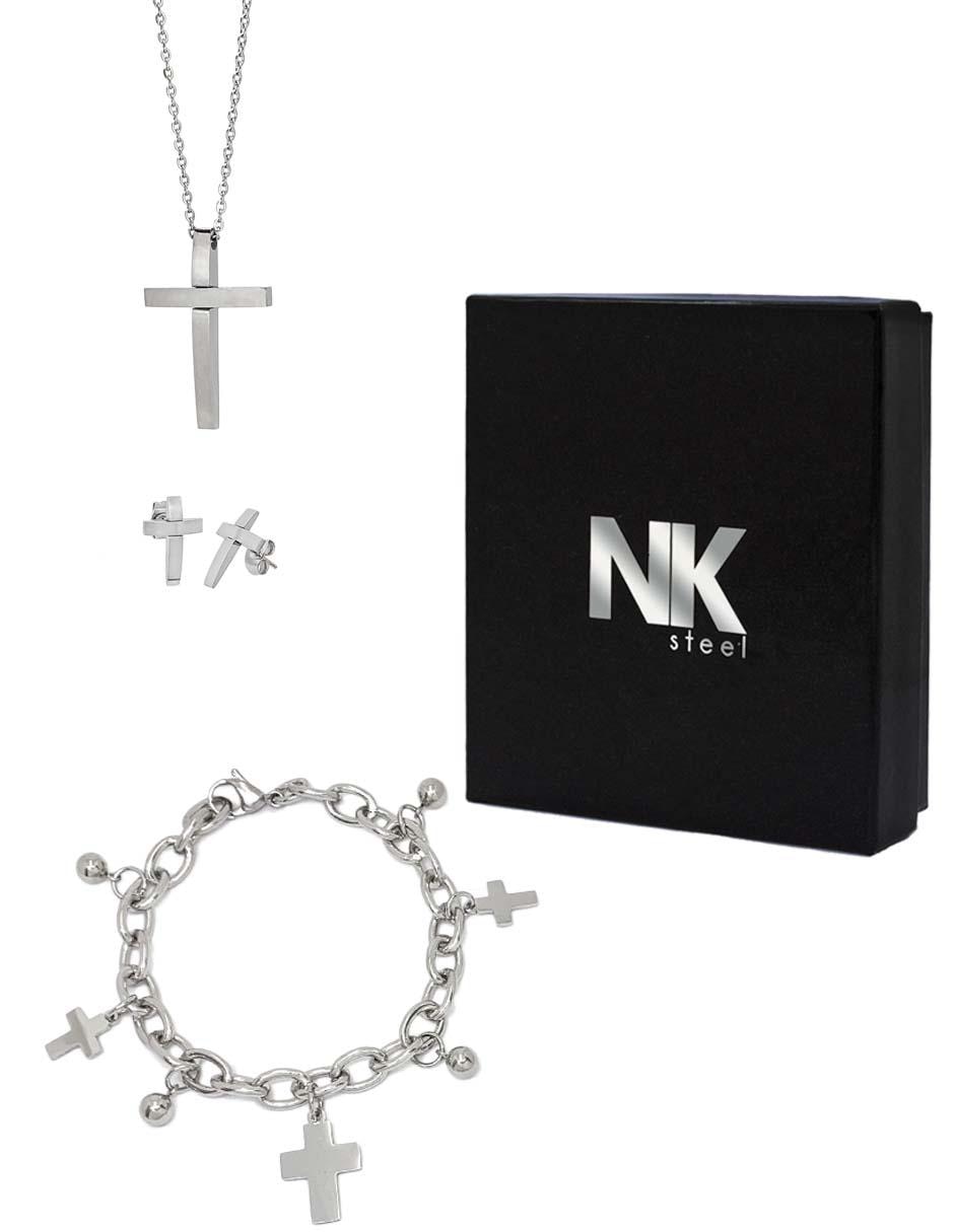 Aretes, collar y pulsera