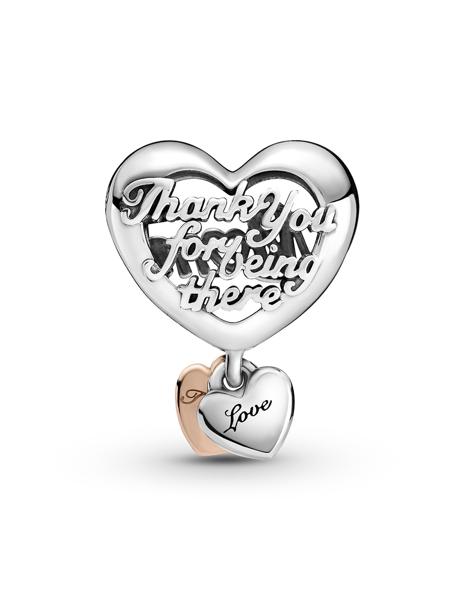 Charm de corazón people de plata 2