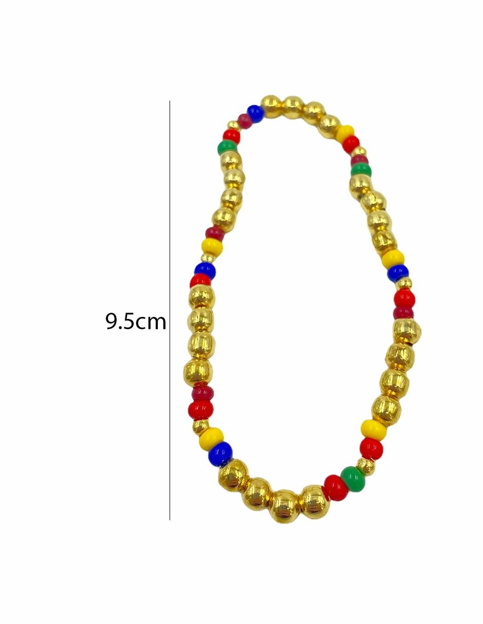 Pulsera con acabado chapa de oro 2