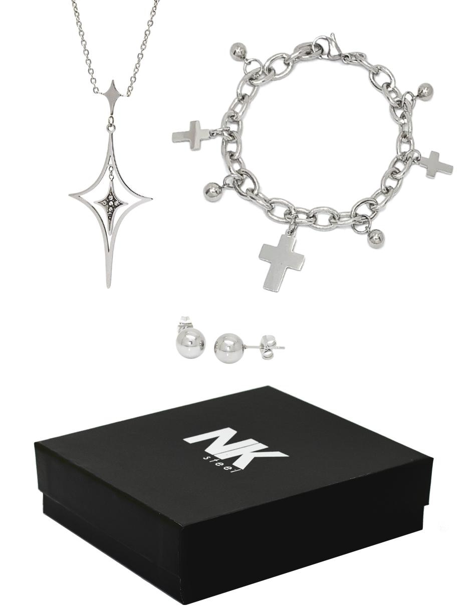 Aretes, collar y pulsera 1