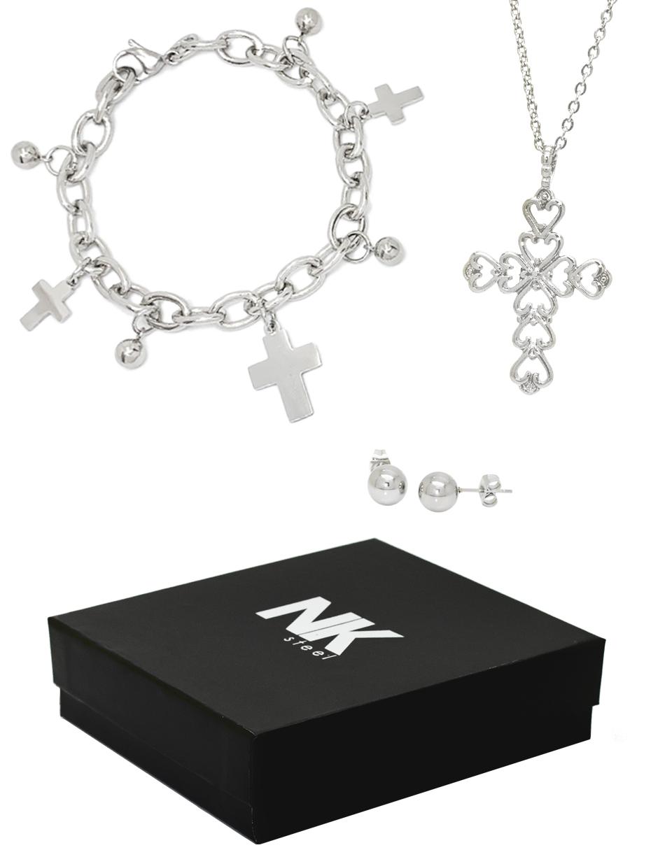 Aretes, collar y pulsera 1