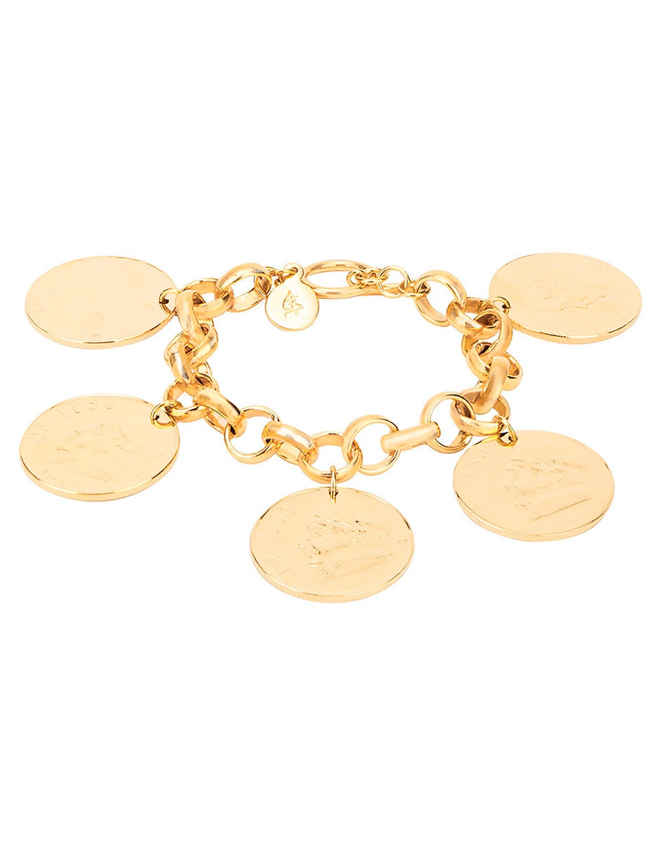 Brazalete 22 k Memorias con acabado brillante Brazalete 22 k Memorias con acabado brillante