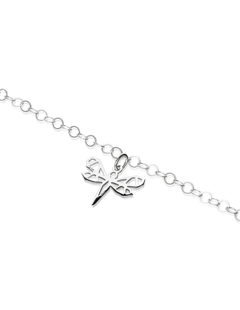 Pulsera de plata con acabado pulido 2