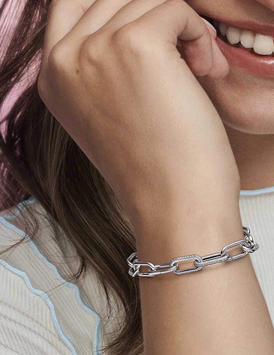 Dije rectangular de plata P 925 zirconia cúbica 3